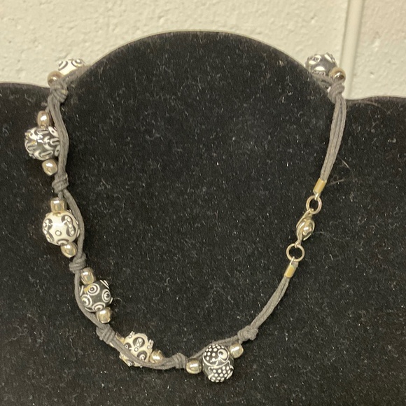 Beaded Choker Necklace Handmade Beads - Picture 2 of 10